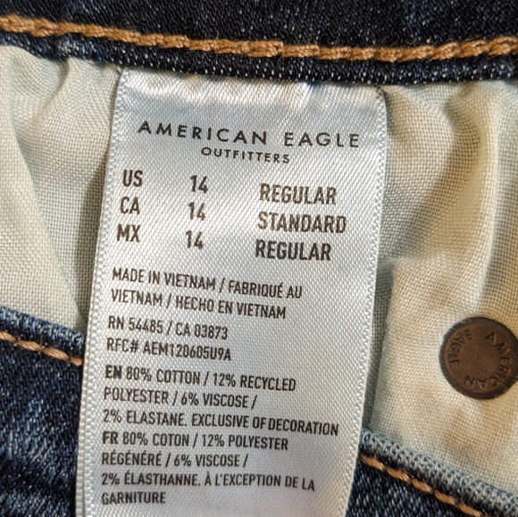 SOLD American Eagle Festival Flare Ultra Flare Jeans sz 14 NEW NWT Super Flare - Picture 6 of 8